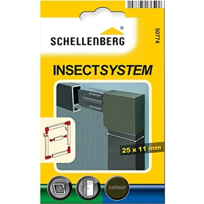Image of Schellenberg Brown Corner Connector Kit for Insect Screen Window and Doors (50774)