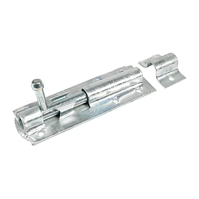 Image of TIMCO Straight Tower Bolt Zinc 4&quot; Great for securing Flush Fitting Gates and shed Doors in a Closed Position, Adding Increased Security One Pack.