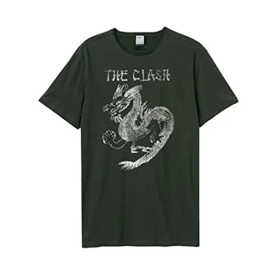 Image of Paradiso Clothing Clash Dragon Print Tshirt, Women&#039;s, Size: XL, Charcoal