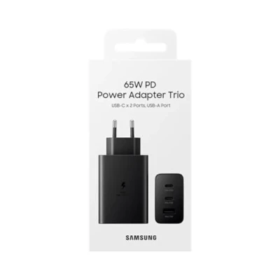 Image of Samsung 3 USB Fast Charger 65W Black