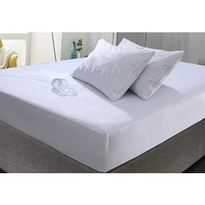 Image of Waterproof Terry Towelling Mattress Protectors Super Soft Cosy Hypo Allergenic Breathable Non Noisy Fitted Style (Super King Size)