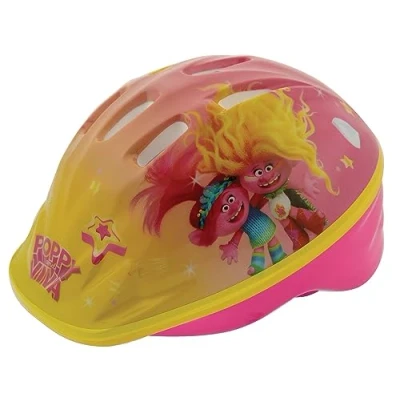 Image of Girls Trolls Safety Helmet Adjustable Child for Kids Age 2 4, 48 52cm Childrens Lightweight Bicycle Skating Scooter Bike Cycle