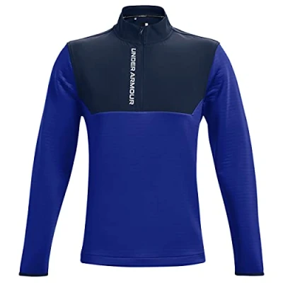 Image of Under Armour Mens Storm Daytona Half Zip Golf Sweater Royal S