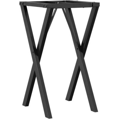 Image of vidaXL Dining Table Legs X Frame 40x40x73 cm Steel