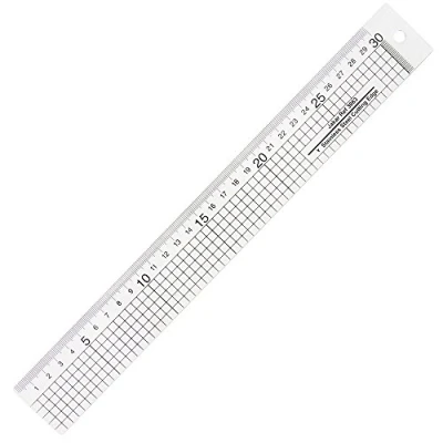Image of Stainless steel ruler 30cm