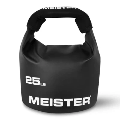 Image of Meister BEAST Portable Sand Kettlebell Soft Sandbag Weight 25lb / 11.3kg Black