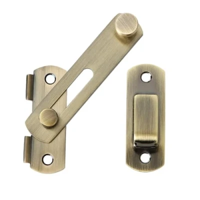 Image of Sayayo Thicker Gate Lock Door Latch Small Bolt Sliding for Wooden Gates Internal Garden Stainless Steel Antique Bronze, EMS9500 Q