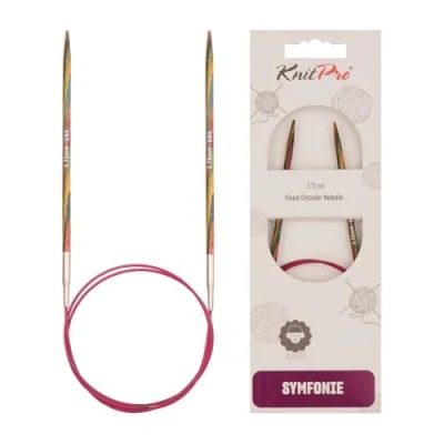 Image of KnitPro 60 cm x 3.75 mm Symfonie Fixed Circular Needles, Multi Color