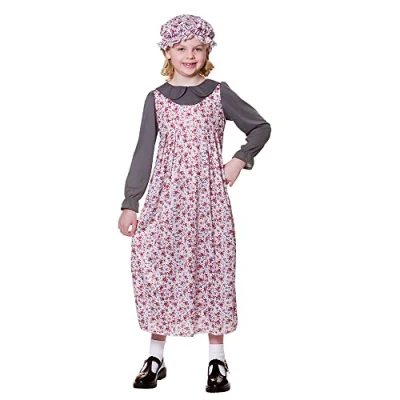 Image of Wicked Costumes Girls Victorian Girl Fancy Dress Costume Medium (5 7 Years)