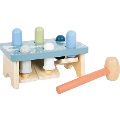 Image of small foot Game Arctic Made of FSC 100% Certified Wood, Hammer Bench for Kids Aged 1+ Years Old, 12448, Multicoloured