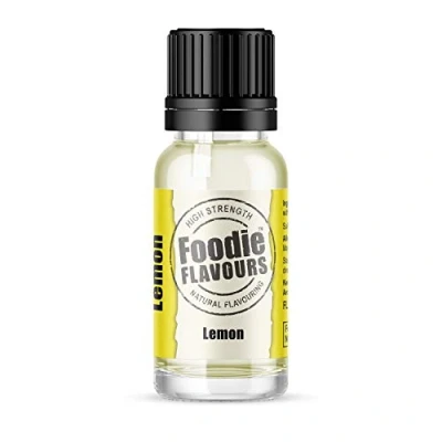 Image of Foodie Flavours Natural Lemon Flavouring, High Strength 15ml