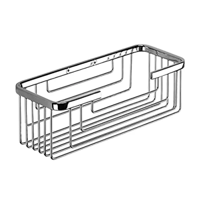 Image of Gedy Deep Metal Drill &amp; Screw Mount Shower Caddy