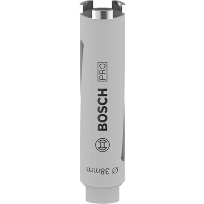 Image of Bosch 1x PRO Multi Material Dry Diamond Core Cutters for G 1/2 Inch and Drills (for Lime sand bricks, Brick, Ø 38 mm, Professional Accessory Drill)