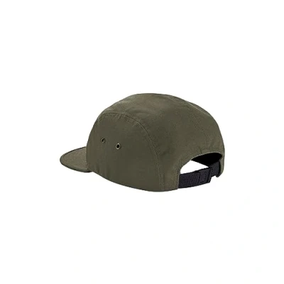 Image of Beechfield® B654 Canvas 5 Panel Camper Cap Olive Green