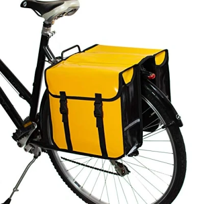 Image of BikyBag Classic CW Waterproof Bicycle Double Pannier Bag Cycle Bike Shopping (Yellow)