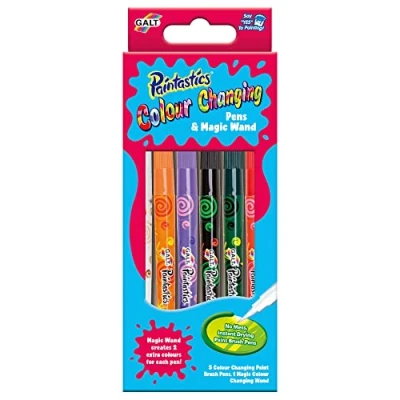 Image of Galt Toys, Paintastics 5 Colour Changing Pens Plus Magic Wand, Ages 6 Years