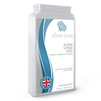Image of Alpha Lipoic Acid 300mg 120 Capsules Dual ALA (Both R and S ALA) A UK Manufactured Powerful Antioxidant