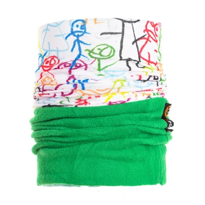 Image of Buff Childrens Unisex Polar Tubular Collar 112700 Green One Size