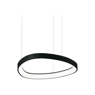 Image of Gemini LED Decorative Integrated Pendant Light Black, 3000K