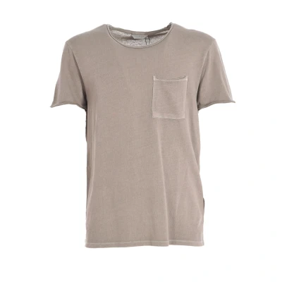 Image of Eleven Paris ABDEL WoMens short sleeve round neck t shirt 17S1TS01 Grey Cotton Size Small