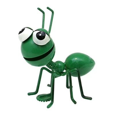 Image of Dekohelden24 Metal Fridge Magnet Dimensions L x W H: 7 7.5 8.5 cm, Green ant, cm