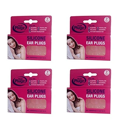 Image of Hush Plugz 4 X Silicone Earplugs (Price inclusive of VAT)