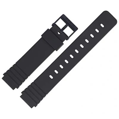 Image of Casio MW 57 Watch Strap 16 mm Plastic Black