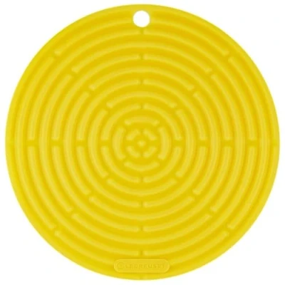 Image of Le Creuset Cool Tool, Pot holder/trivet, Silicone, Round, 20 cm, Soleil, 93000230403200