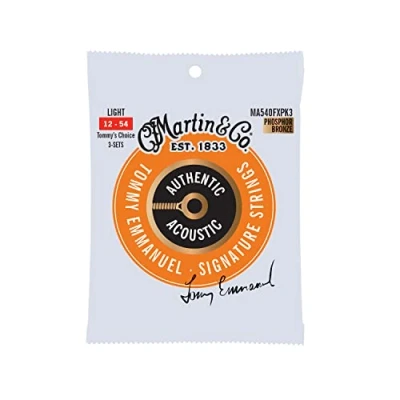 Image of Martin Strings MA540FX SP Flexible Core Phosphor Bronze 3 Pack Custom Light (11 52)