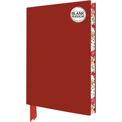 Image of Red Blank Artisan Notebook (Flame Tree Journals) (Blank Notebooks)