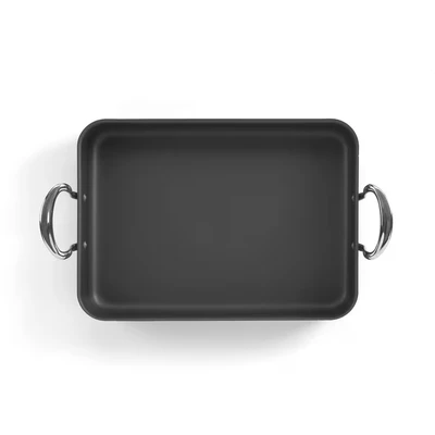 Image of Mermaid by Samuel Groves Hard Anodised 14 Roasting Dish With Cast Handles