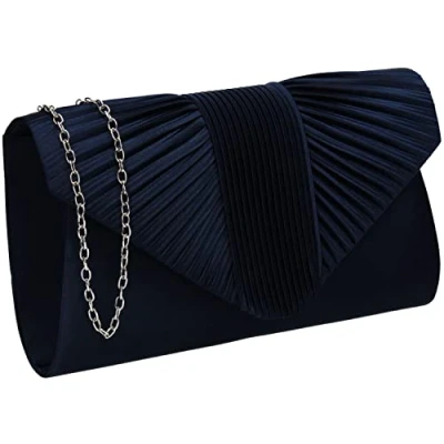 Image of SwankySwans Women&#039;s Sophie Clutch Bag, Navy