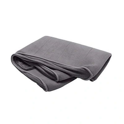 Image of Furhaven Replacement Dog Bed Cover Microvelvet Contour Luxe Lounger, Machine Washable Gray, Small