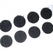 Image of Velcro Brand 100 Pair 13mm Hook and Loop Self Adhesive Black Coins Dots &amp; Multiples Sent as Continuous Length