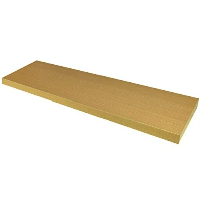 Image of NIGMA® Floating Shelf, Wall Shelf for Photos, Decorations Living Room, Kitchen, Hallway, Bedroom, Bathroom (Large, Oak)