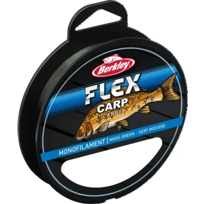Image of Berkley Flex SS Monofilament carp Fishing lines Strong, Low Memory, Easy to Knot, Abrasion Resistance, Sinking Perfect for the angler, Moss Green