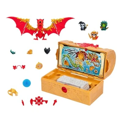 Image of Treasure X Lost Lands Dragon&#039;s Realm Mystery Chest, Unlock the chest to reveal 25 + surprises hidden within!