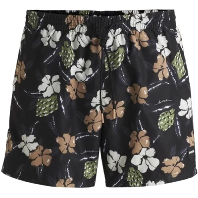 Image of BOSS Swimshorts Flower Multicolour Black size M