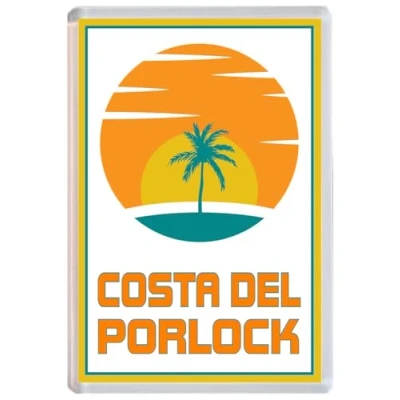 Image of Costa del Porlock Jumbo Fridge Magnet 96 x 67mm