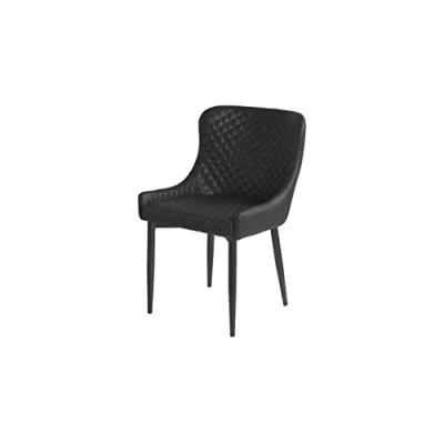 Image of Julian Bowen Set Of 2 Luxe Dining Chairs Black