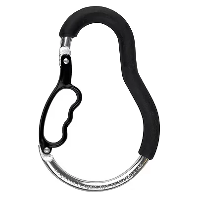 Image of Munchkin Clip and Carry Pushchair Hook, Heavy Duty Aluminium, Black