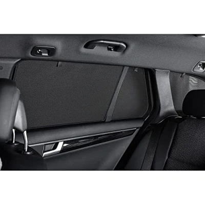 Image of CAR SHADES Set (rear side doors) compatible with Citroen Berlingo incl. XL/Peugeot Rifter/Opel Combo Life/Toyota Proace City 2018 (2 pieces)