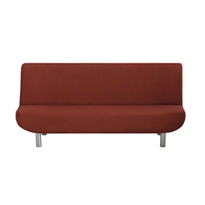 Image of Eysa Ulises elastic clic clac sofa cover 3 seats colour 09 orange, Polyester Cotton, 37 x 5 29 cm
