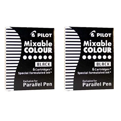 Image of PILOT Ink Cartridge Parallel Pen Black Set of 2
