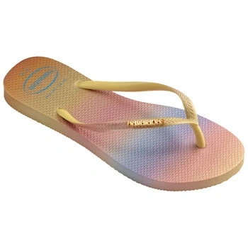 Image of Havaianas SLIM GRADIENT SUNSET women&#039;s Flip flops / Sandals (Shoes) in Multicolour
