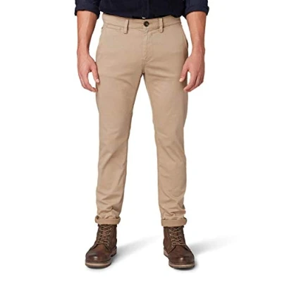 Image of TOM TAILOR Men&#039;s Travis Slim Chino 1012992, 20631 CeMen&#039;st Yarn Dye Structure, 32W / 34L