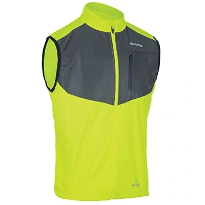Image of Oxford Venture Cycle Gilet, Fluorescent Breathable Windproof Gilet with Reflective Panel for High Visibility (2XL)