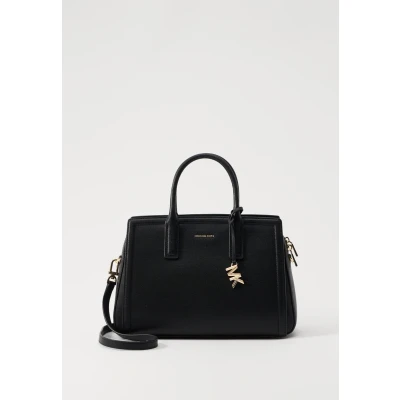 Image of Michael Kors Laila Satchel Handbag, Women&#039;s, Size: One Size, Black