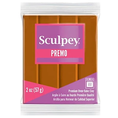 Image of Sculpey Premo Polymer Clay, Raw Sienna, OSFA