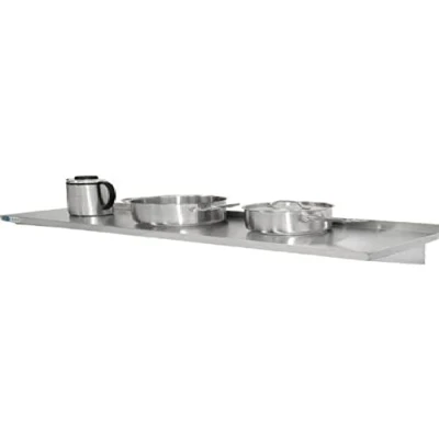 Image of Vogue Durable Stainless Steel Kitchen Shelf 50kg Capacity 1500(W) x 300(D)mm Brackets Included Y752